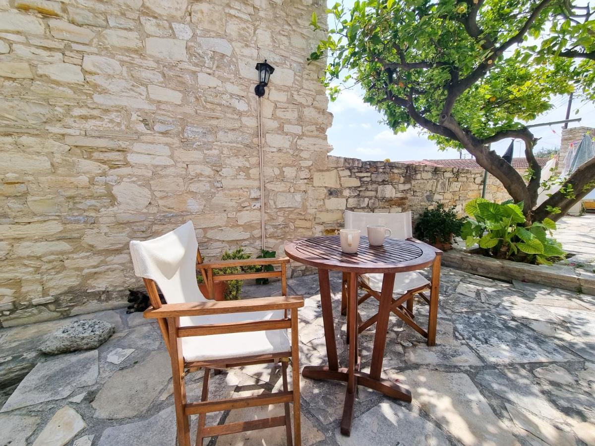 Athena'S Pool Oasis Apartment Skarinou Bagian luar foto
