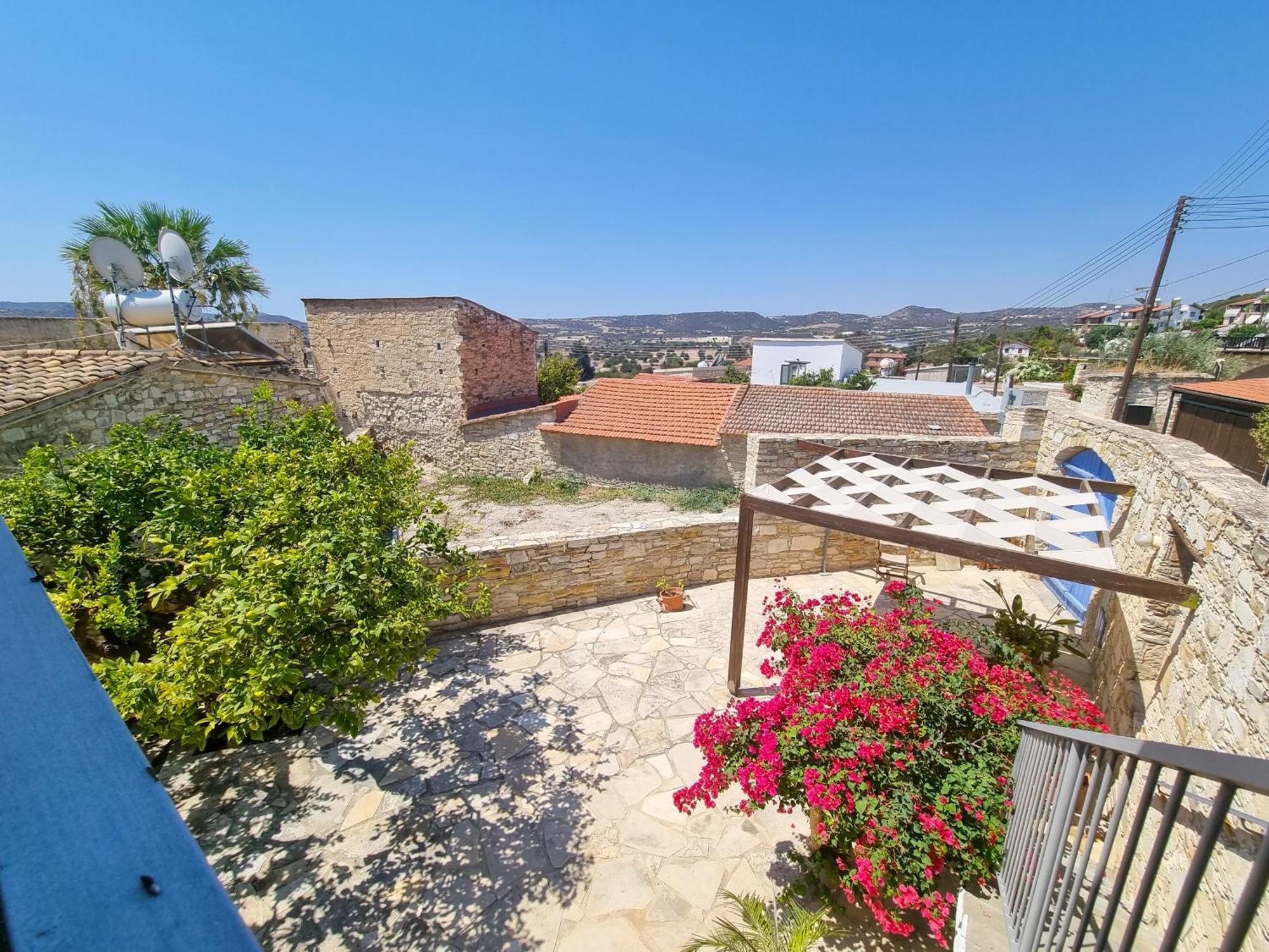 Athena'S Pool Oasis Apartment Skarinou Bagian luar foto