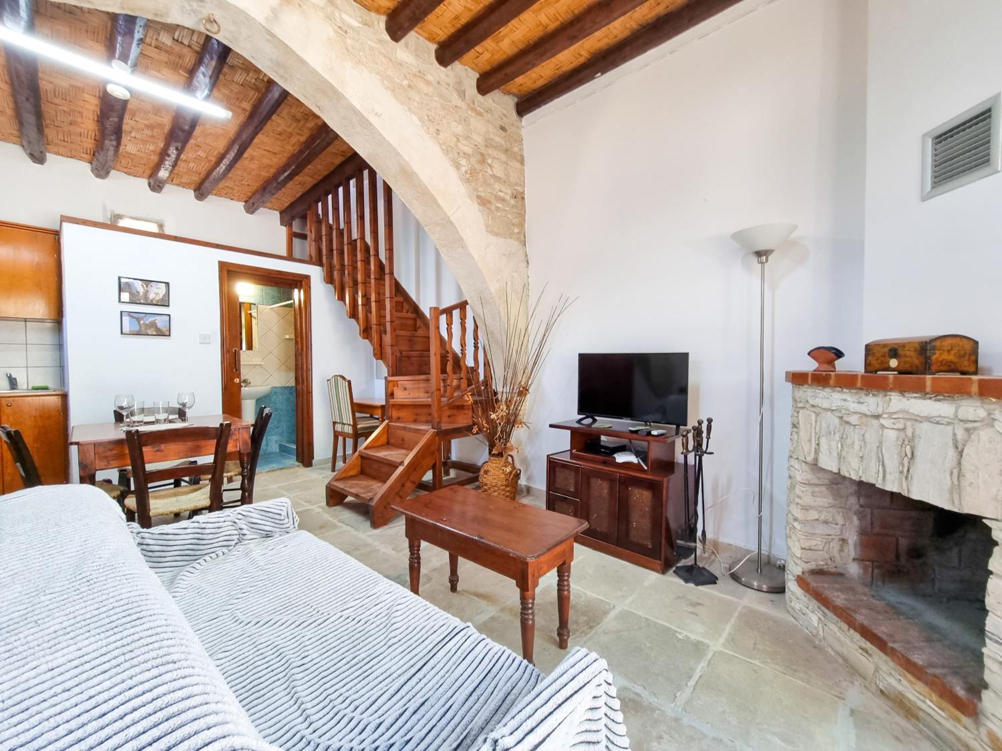 Athena'S Pool Oasis Apartment Skarinou Bagian luar foto