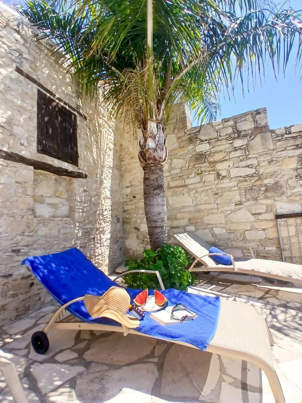 Athena'S Pool Oasis Apartment Skarinou Bagian luar foto